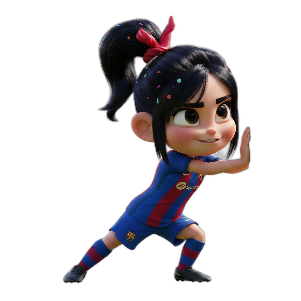 Chica empujando