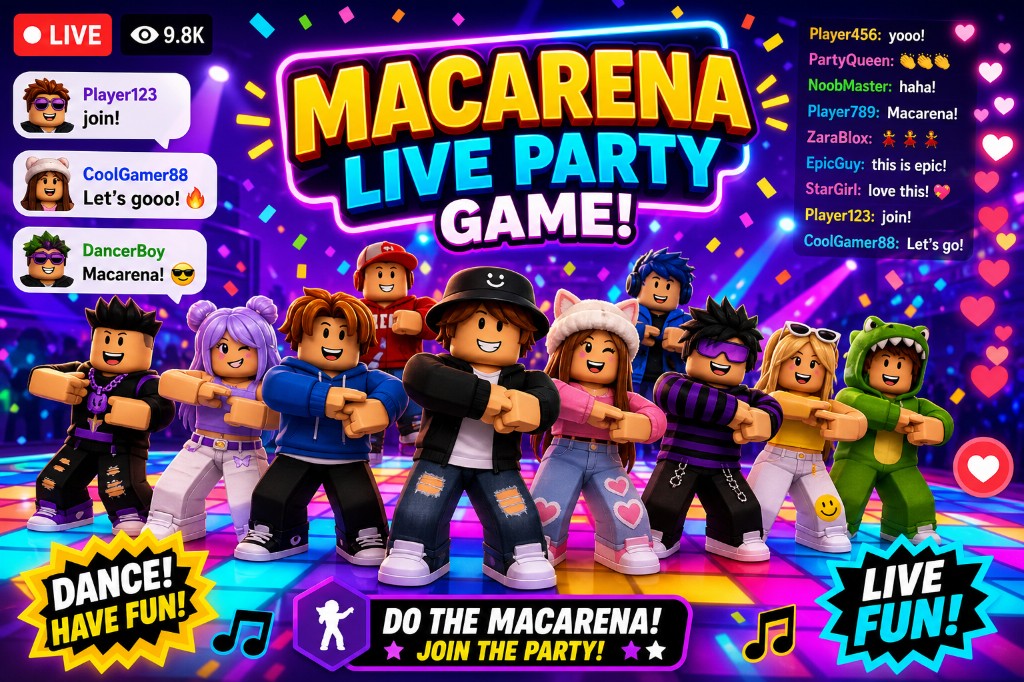 Roblox Dance - Macarena Live Party